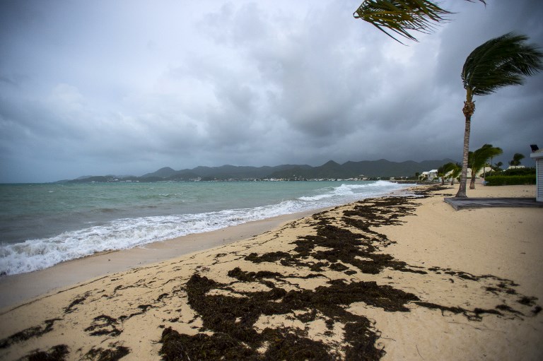 El huracán Irma golpea Barbuda, San Bartolomé y San Martín, en el Caribe