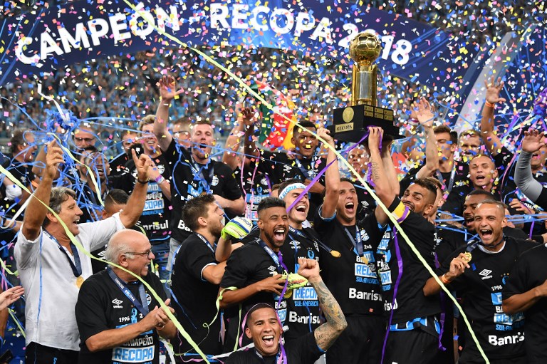 Gremio campeón de la Recopa Sudamericana-2018 al vencer a Independiente