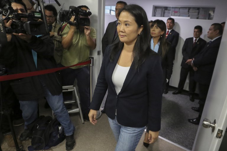 Keiko Fujimori intenta preservar su libertad y a su partido