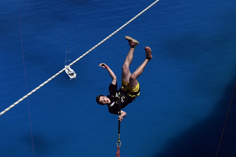 (VIDEO) Conozca el &#039;Rope Jumping&#039;, un salto extremo al vacío