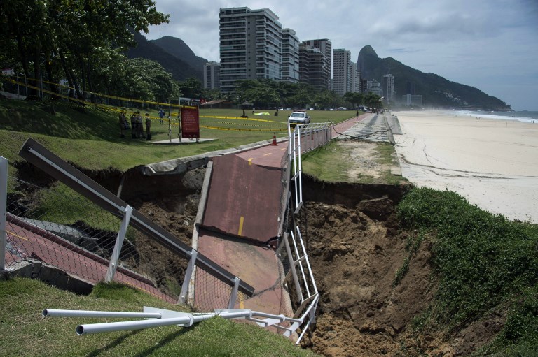 Lluvias y fuertes vientos dejan 4 fallecidos y decenas de evacuados en Río de Janeiro, Brasil