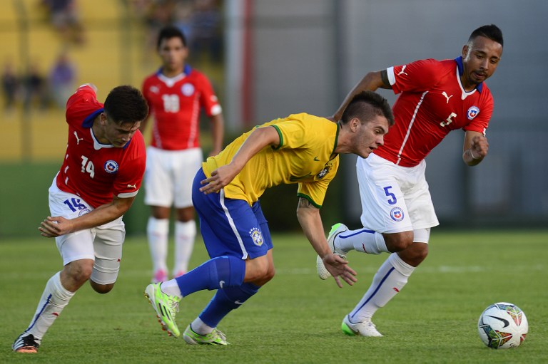 Brasil vence a Chile 2-1 en el debut de ambos en el Sudamericano Sub-20