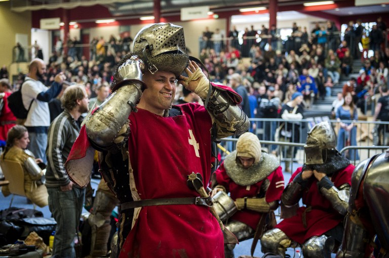 El combate medieval, entre amor por la historia y gusto por la pelea