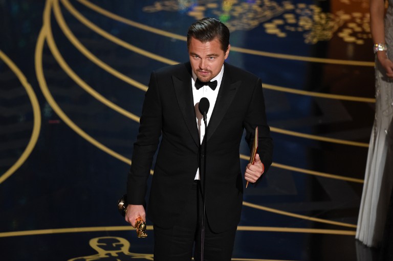Leonardo DiCaprio, Óscar al mejor actor por &quot;The Revenant&quot;