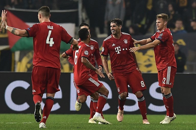 Bayern Munich gana y recupera primer lugar de su grupo
