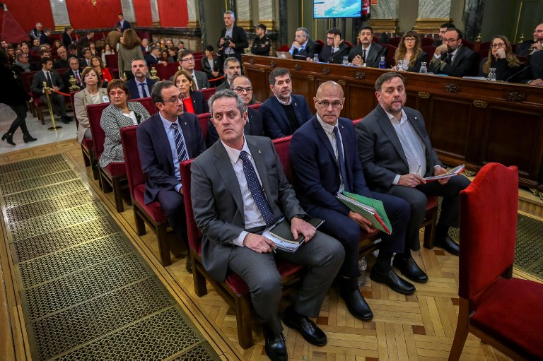 Arranca en España el histórico juicio a líderes separatistas catalanes