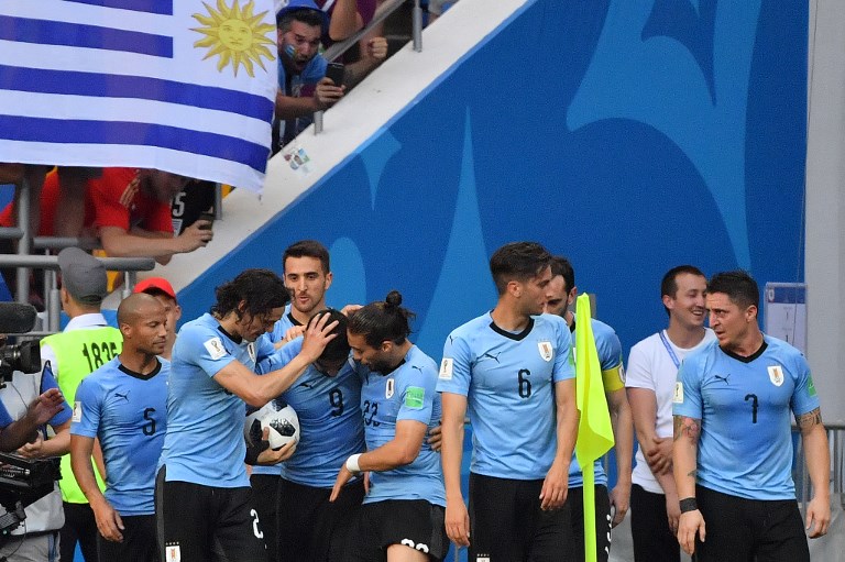 Uruguay se clasifica a octavos tras vencer a Arabia Saudita