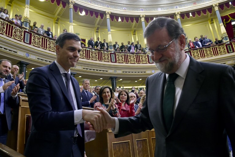 Pedro Sánchez es el nuevo presidente de España tras moción de censura contra Mariano Rajoy