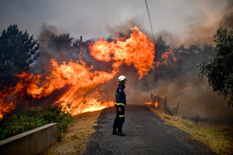 Portugal vuelve a arder por la vuelta de los fuertes vientos y el intenso calor