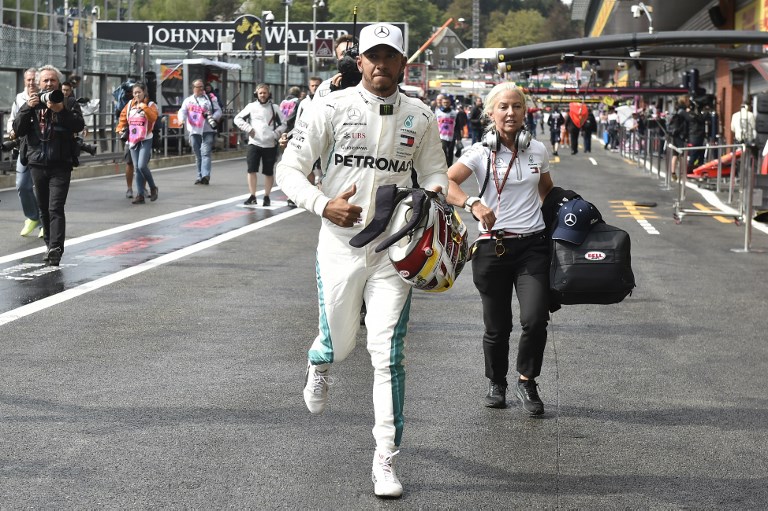 Lewis Hamilton arrancará primero en Gran Premio de Bélgica