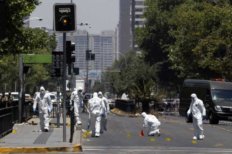 Explosión en una parada de bus en Chile deja 5 heridos
