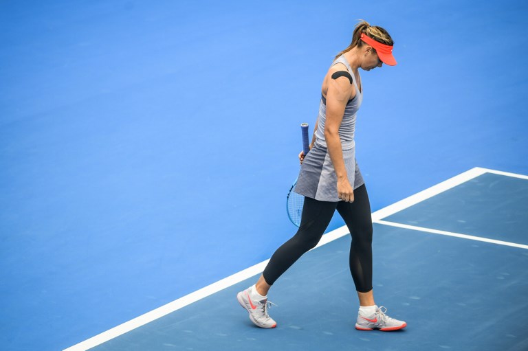 Maria Sharapova se retiró del torneo de Shenzhen