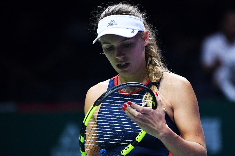 Caroline Wozniacki pierde en su debut en el Masters