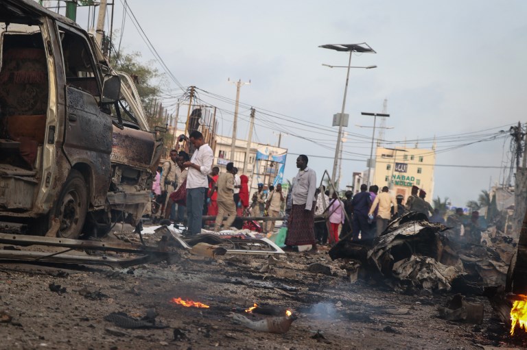 El atentado en la capital somalí causó al menos 41 muertos