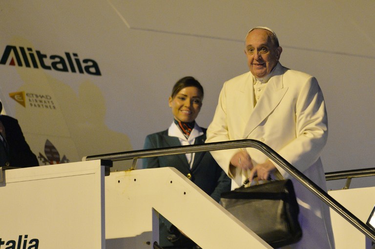 El papa Francisco llega a Sri Lanka para una visita de dos días
