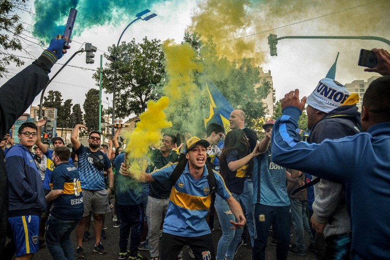 Boca Juniors partió a Madrid con el &#039;banderazo&#039; de sus hinchas