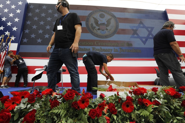Estados Unidos inaugura su embajada en Jerusalén