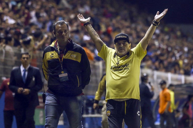 Maradona y sus Dorados vencen en la final de ida del Ascenso MX