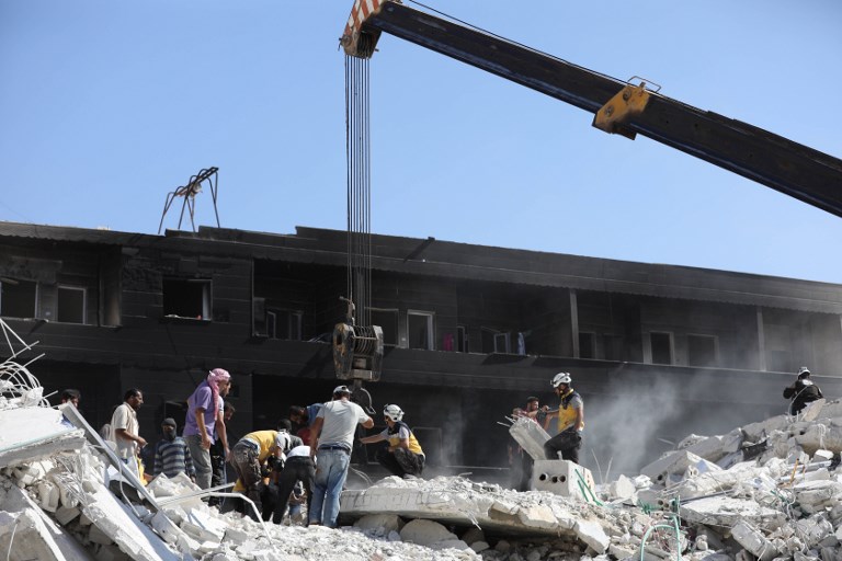 Explosión deja 69 muertos en un depósito de armas en Siria