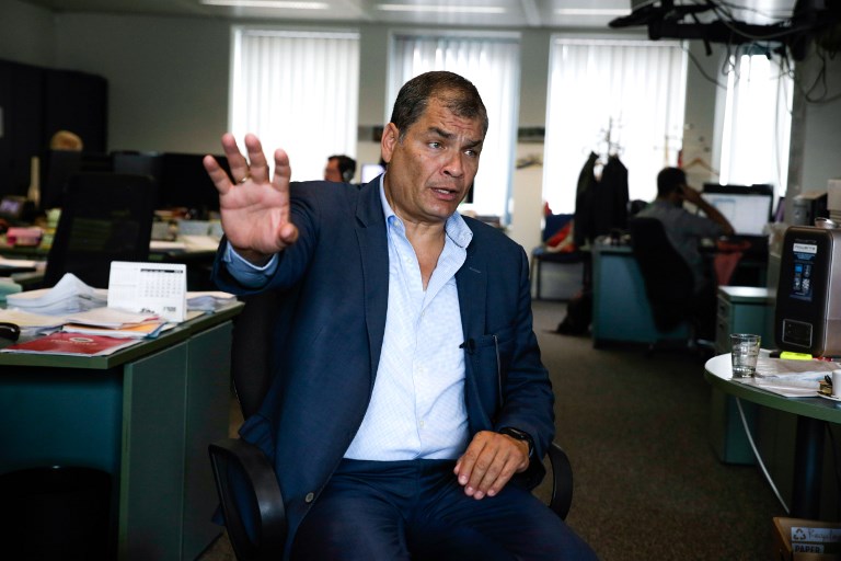 Correa, de la popularidad del poder al fantasma de la prisión