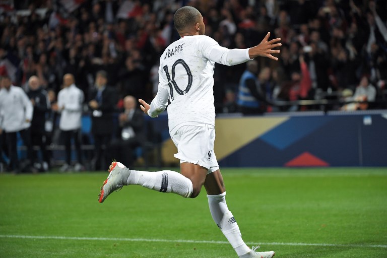 Kylian Mbappé salvó el empate para Francia en amistoso