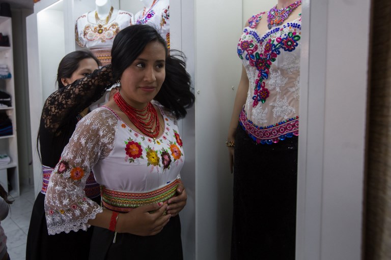La floreciente industria de la moda indígena en Ecuador