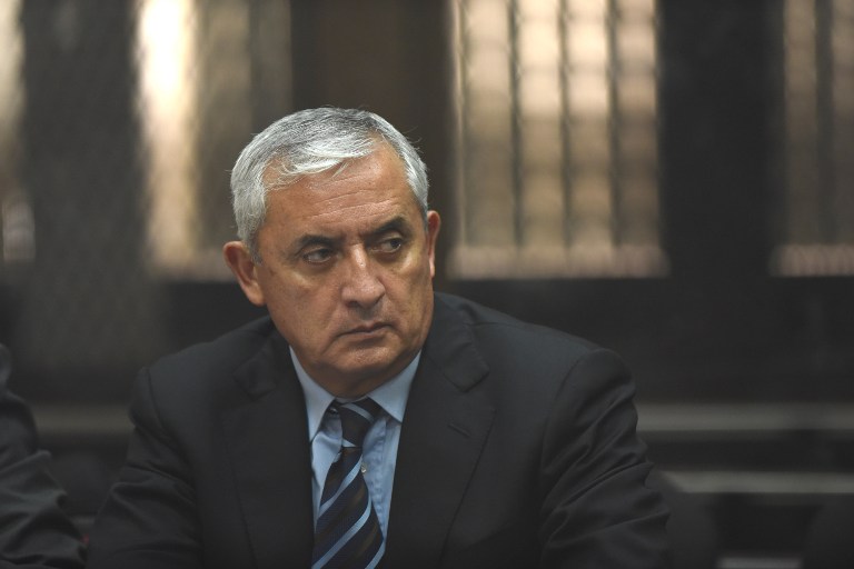 Pérez Molina dice que EE.UU. estaría detrás de su proceso judicial