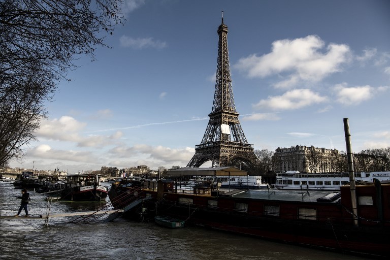 París en alerta tras sorprendente crecida del río Sena