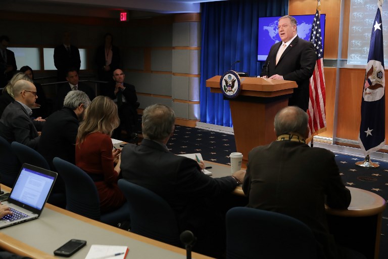 EEUU retirará a todos sus diplomáticos que permanecen en Venezuela