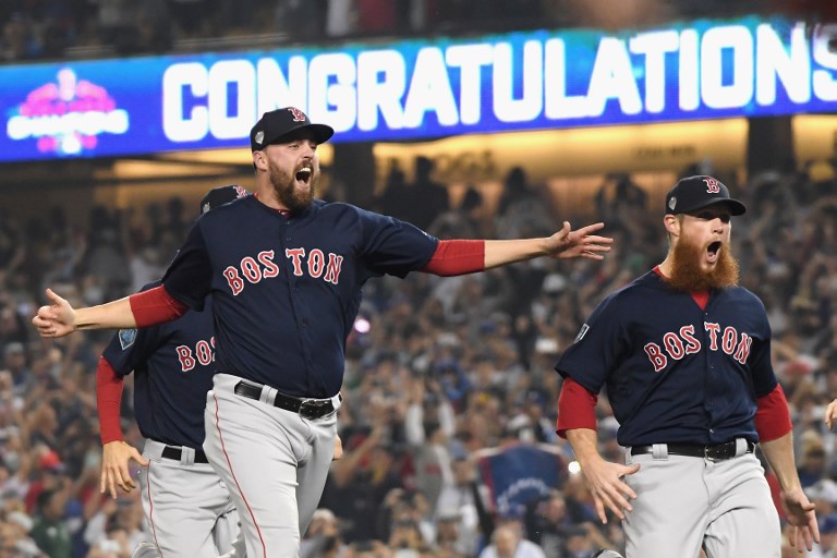 Red Sox logran su novena serie mundial en 5 partidos