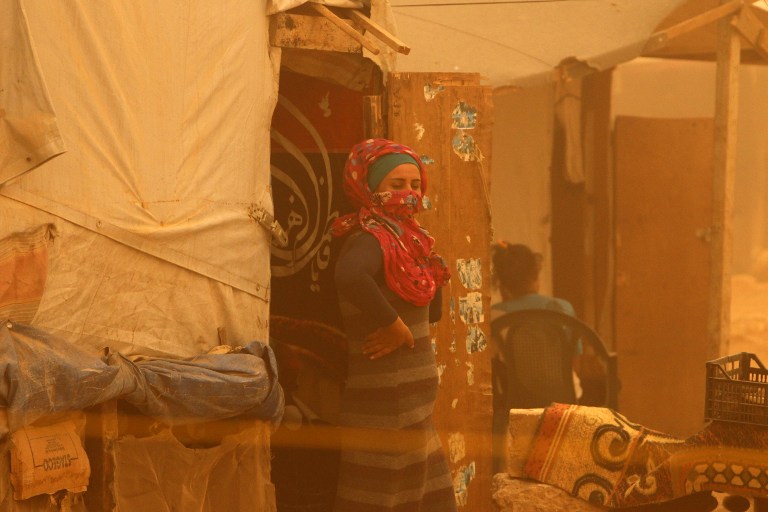 Tormenta de arena en Líbano deja 2 muertos y 750 hospitalizados