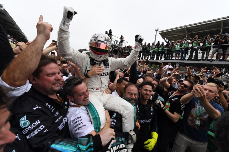 Lewis Hamilton triunfa en el Gran Premio de Brasil