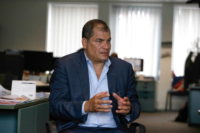 Rafael Correa no piensa regresar a Ecuador