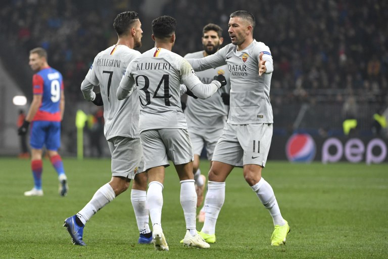 Roma gana y sigue líder de su grupo en Champions League