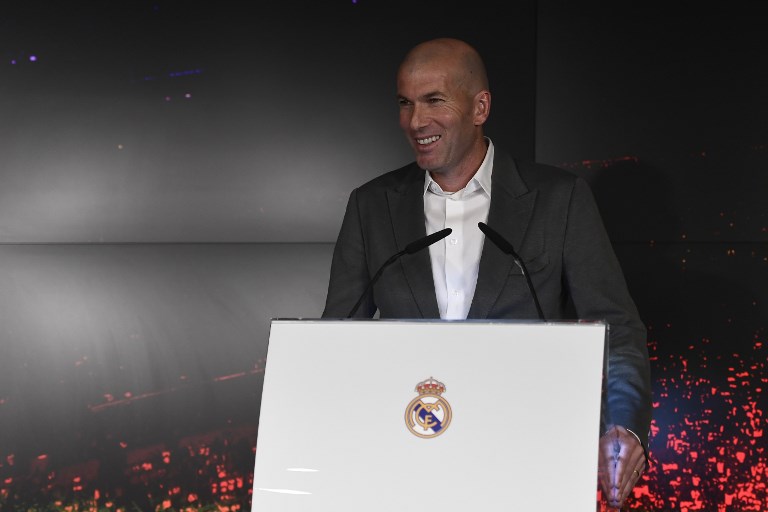 Zidane: &quot;Afrontaré el desafío porque tengo muchas ganas&quot;
