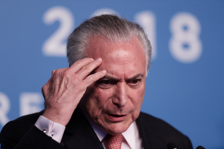 Detienen al expresidente brasileño Michel Temer