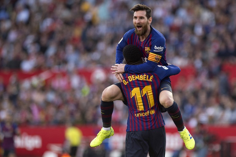 Lionel Messi salva al FC Barcelona con un triplete