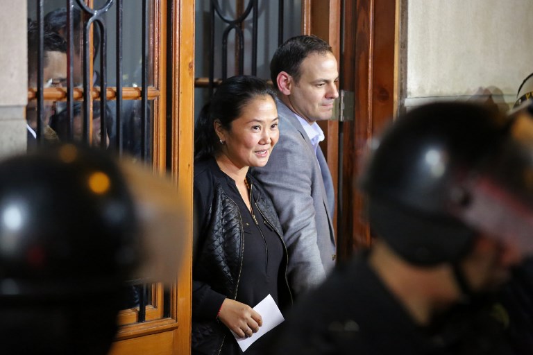Justicia peruana delibera sobre libertad de Keiko Fujimori