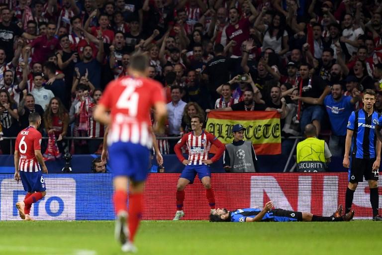 Atlético Madrid logra segunda victoria seguida en Champions