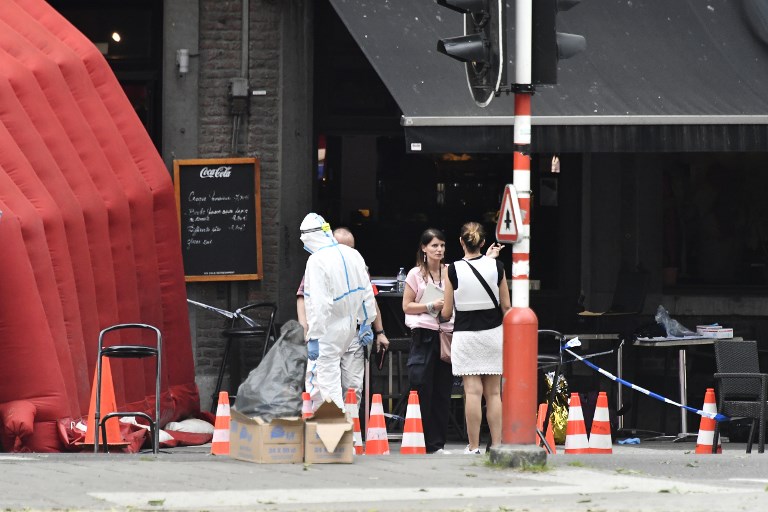 Tres muertos, entre ellos dos policías, en un ataque en Bélgica