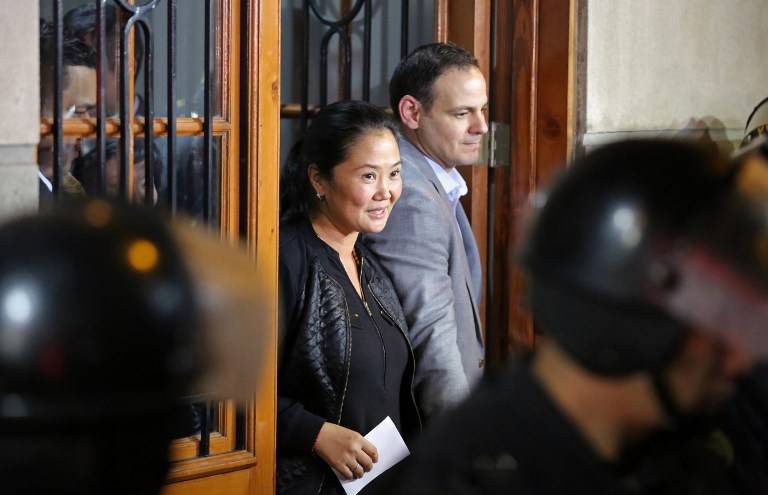 Justicia peruana delibera sobre libertad de Keiko Fujimori