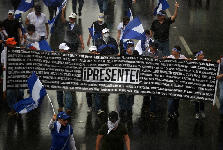 Oposición nicaragüense realiza paro contra Ortega