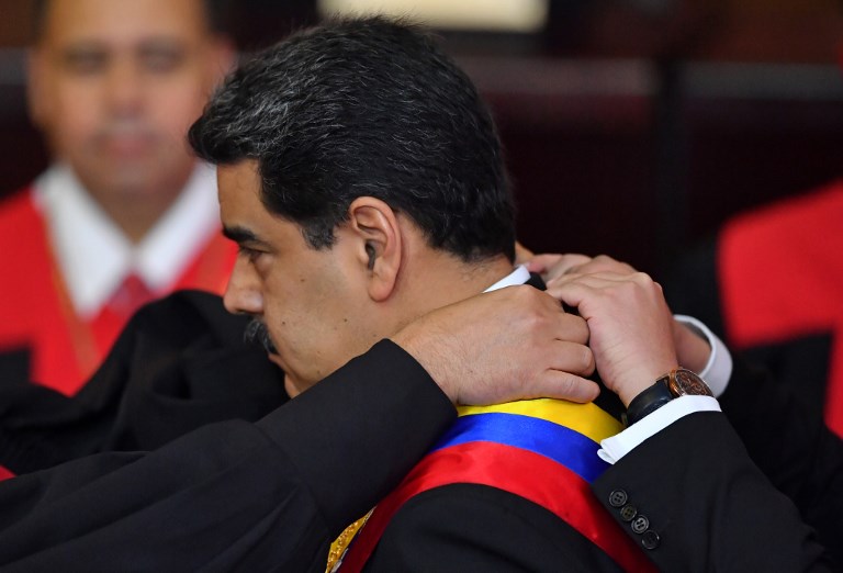 Nicolás Maduro jura para nuevo mandato con fuerte rechazo internacional