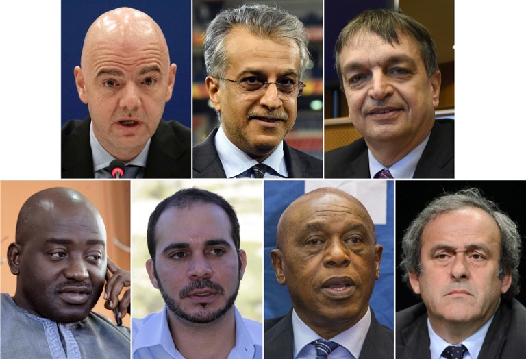 Estos son los siete hombres que quieren dirigir la FIFA