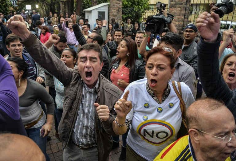 El &quot;no&quot; triunfó en el plebiscito por la paz en Colombia