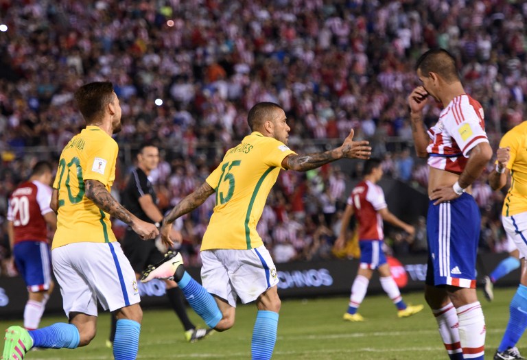 Brasil rescata sobre la hora un empate en Asunción ante Paraguay