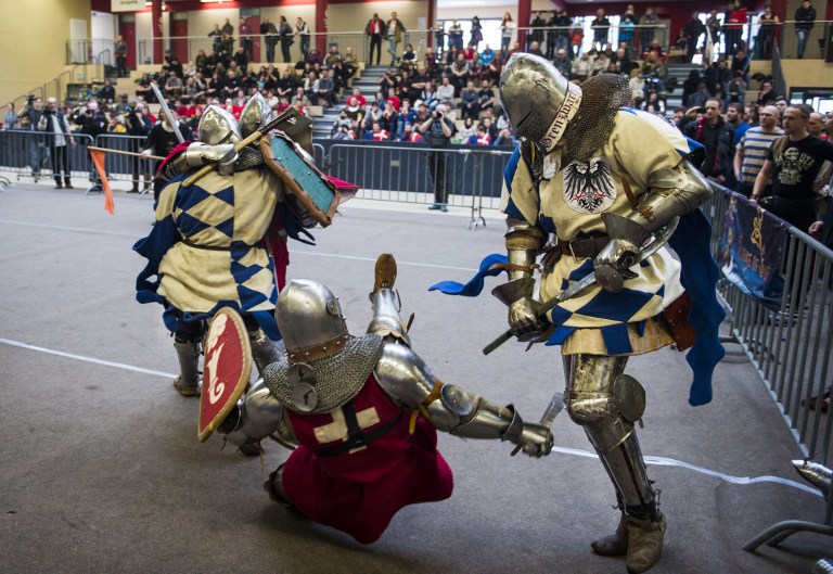 El combate medieval, entre amor por la historia y gusto por la pelea
