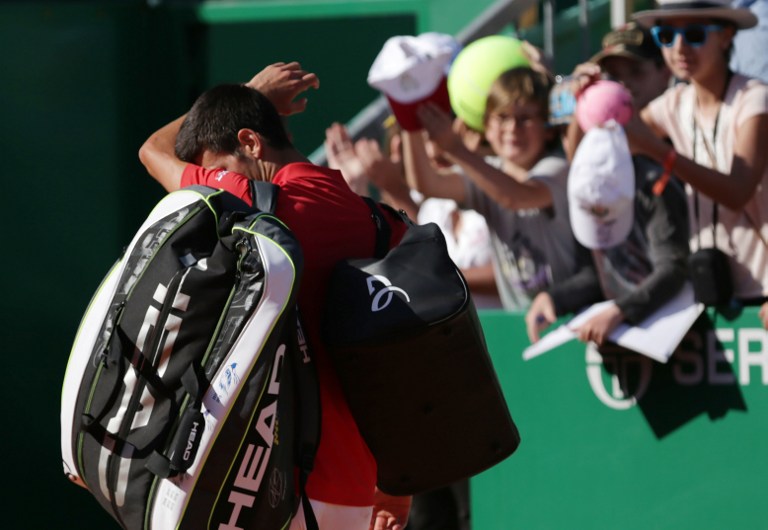 El serbio Novak Djokovic fue debut y despedida en Montecarlo