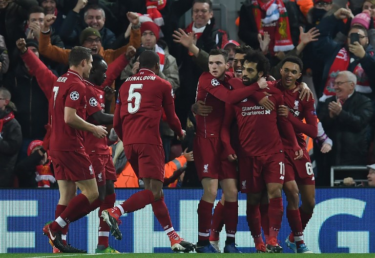 Liverpool clasifica a octavos de final tras vencer a Napoli