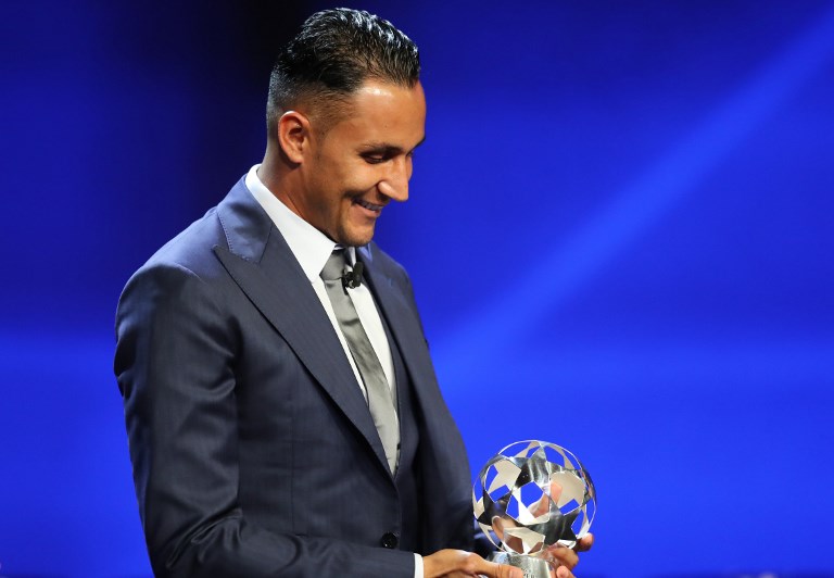 Keylor Navas es elegido mejor arquero de Europa